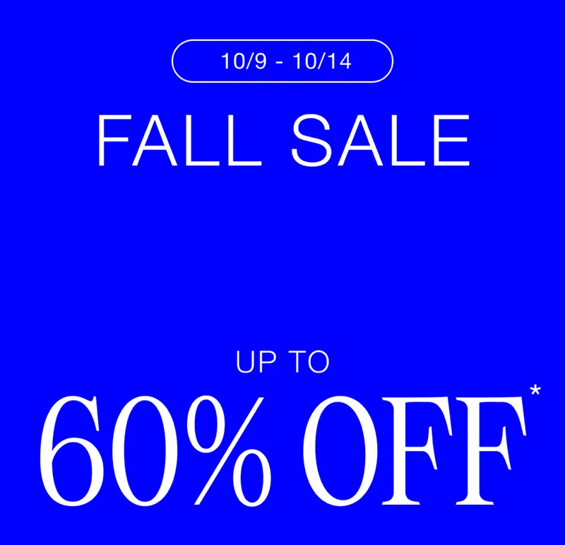Fall Sale