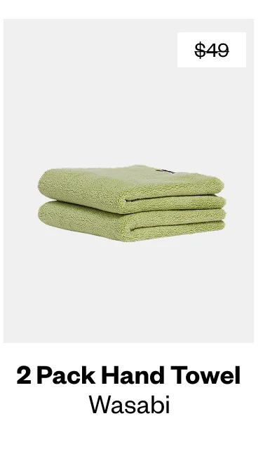2 Pack Hand Towel (Wasabi) - Shop Now