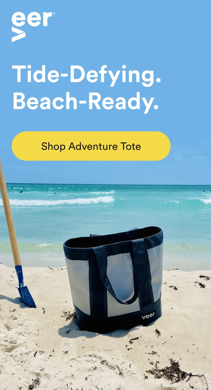 tide-defying. beach-ready. - shop adventure tote