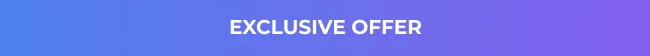 Exclusive offer this weekend only