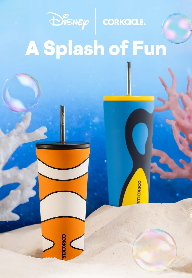 NEW Nemo and Dory drinkware