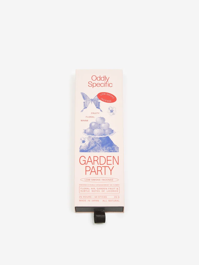 Image of Oddly Specific Low Smoke Japanese Incense - Garden Party