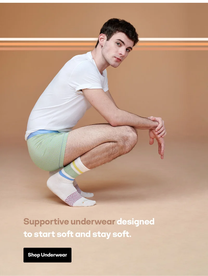 Supportive underwear designed to start soft and stay soft. | Shop Underwear
