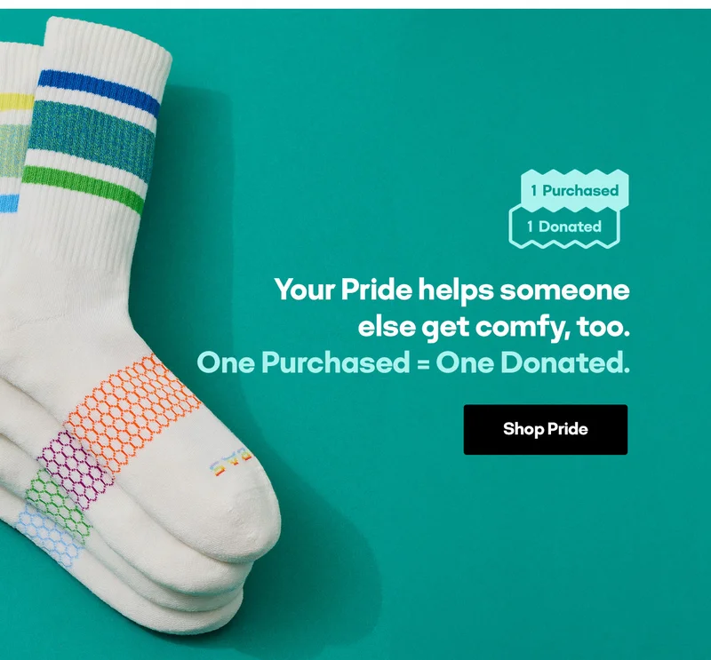 Your Pride helps someone else get comfy, too. One Purchased = One Donated. | Shop Pride