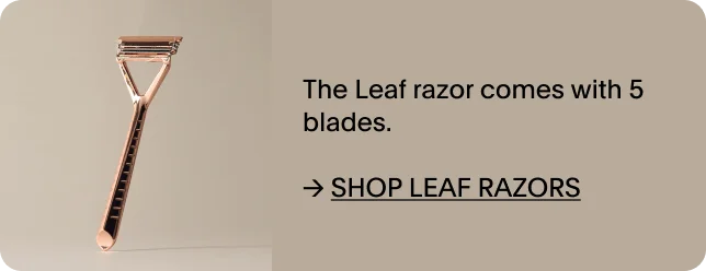 shop leaf razors