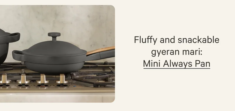 Fluffy and snackable gyeran mari: Mini Always Pan
