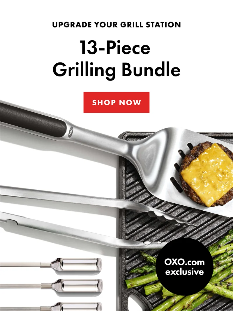 UPGRADE YOUR GRILL STATION. 13-Piece Grilling Bundle. | SHOP NOW