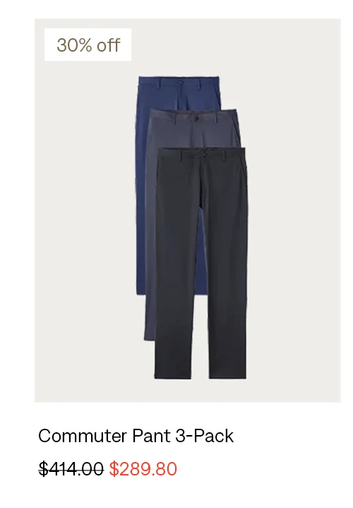 Commuter® Pant - 3 Pack
