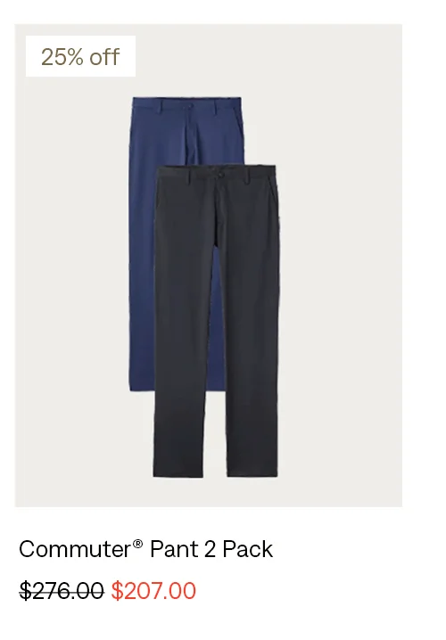 Commuter® Pant - 2 Pack