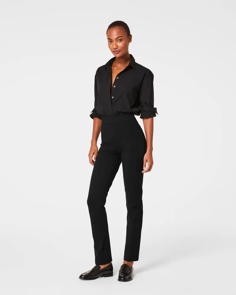 Image of Spanx Women's SPANXsmooth PerfectFit Ponte Slim Straight Pant