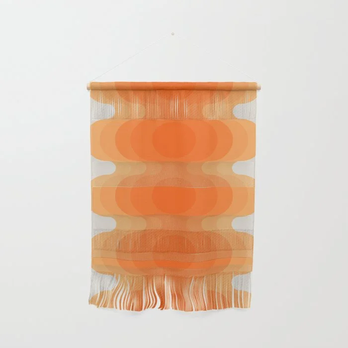 Echoes - Creamsicle Wall Hanging Wall Hanging