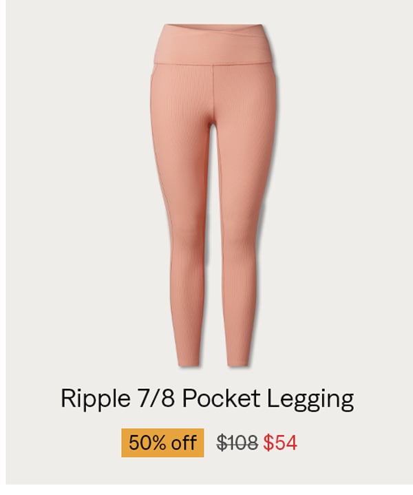 Ripple 7/8 Pocket Legging: Now $54