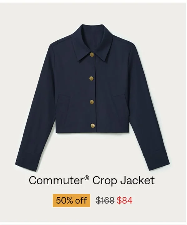 Commuter® Crop Jacket: Now $84
