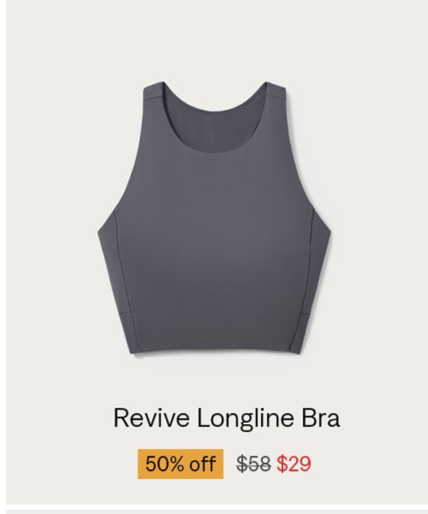 Revive Longline Bra: Now $29
