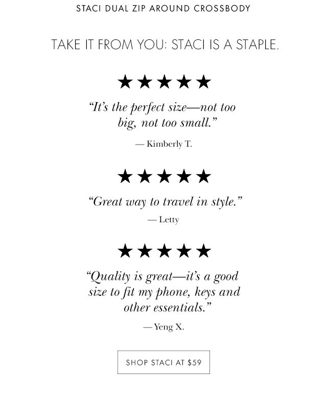 SHOP STACI AT $59