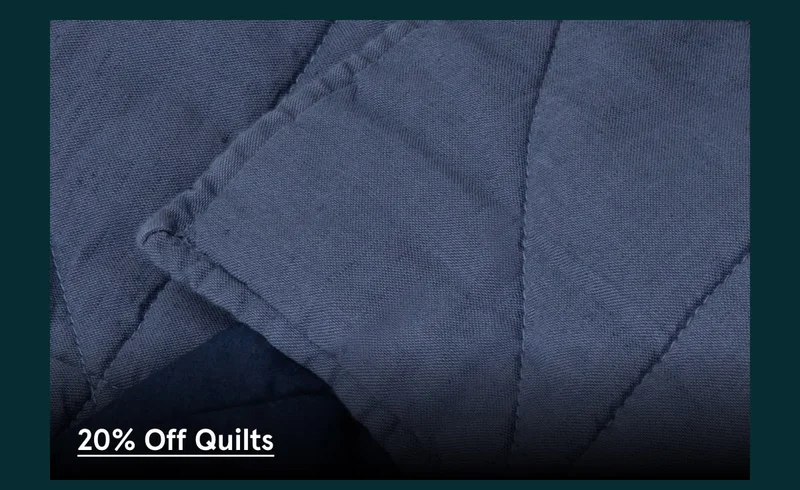 20% Off Quilts