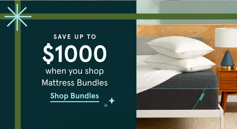 Save up to $1000 when you shop mattress bundles | Shop bundles