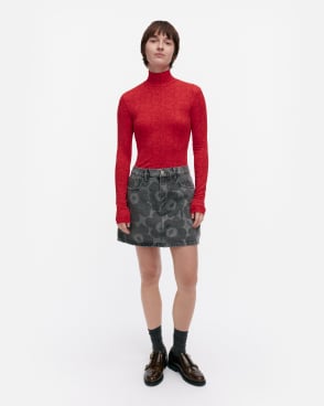 Maridenim Ruudut Unikko Skirt