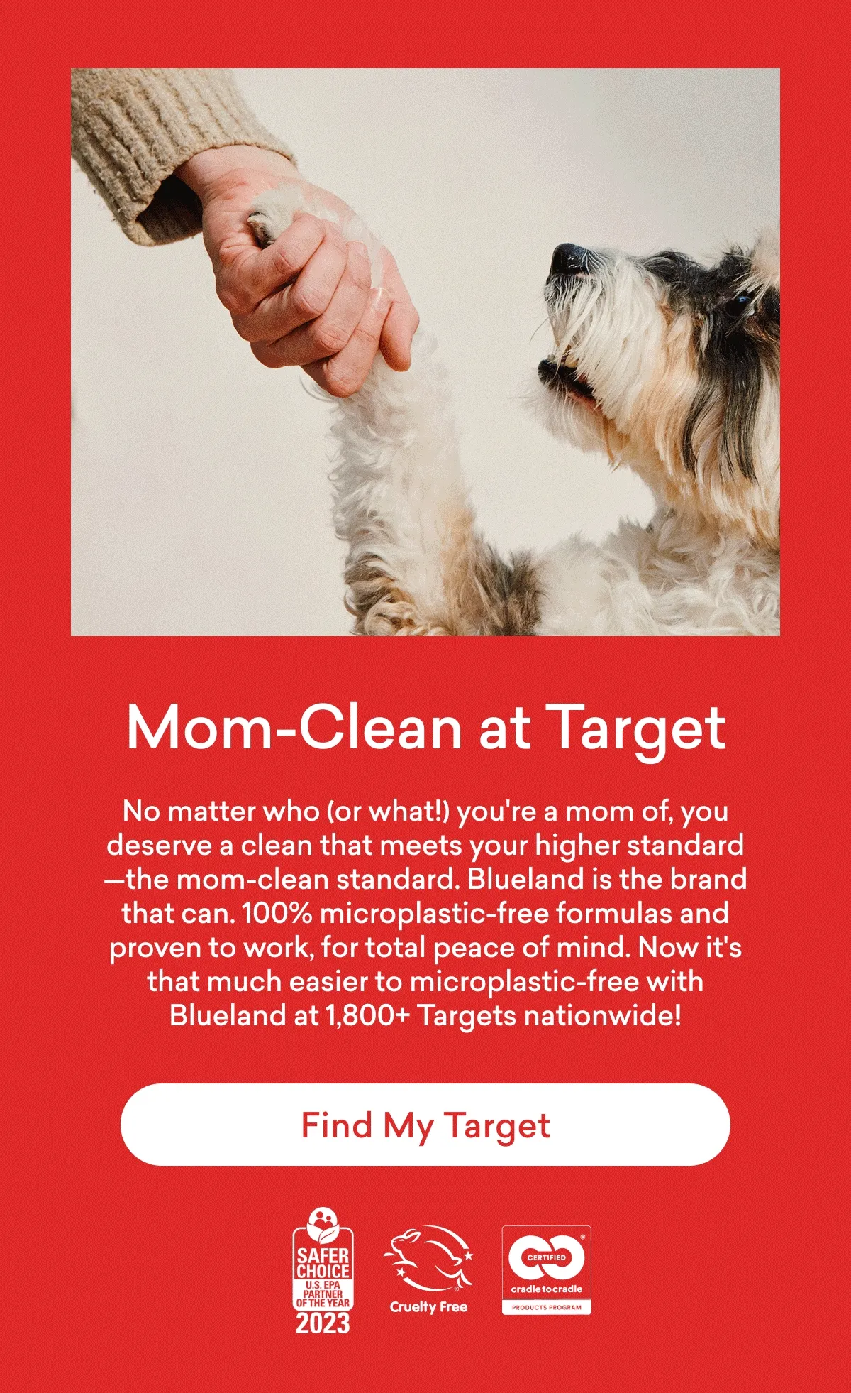 Discover Mom-Clean at Target.