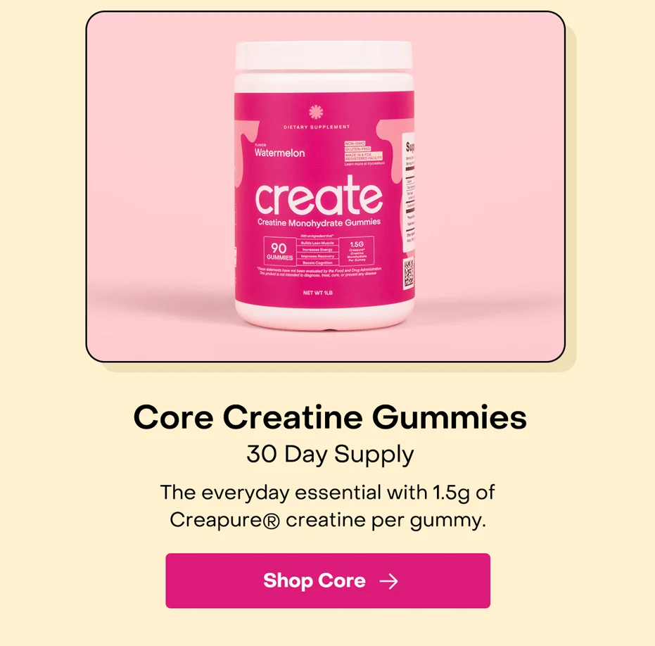 For all around strength: Core + Single Serve Powder + Daily Performance Gummies