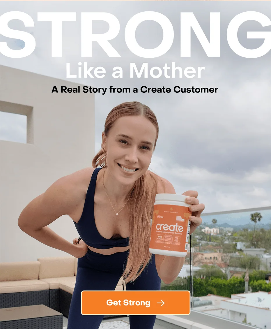 Strong Like a Mother: A real Story from a Create Customer. Get Strong Today.