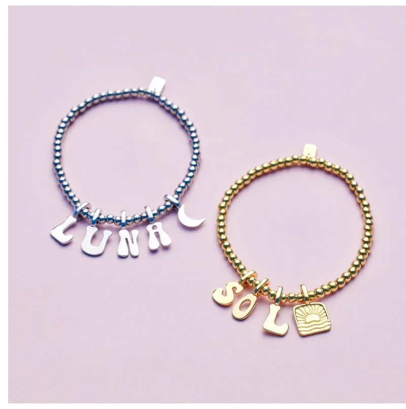 Harper Round Bead Stretch Bracelet