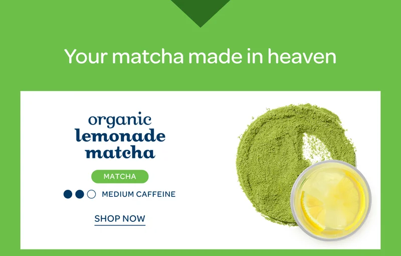 organic lemonade matcha