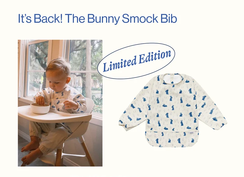 It’s Back! The Bunny Smock Bib. LIMITED EDITION