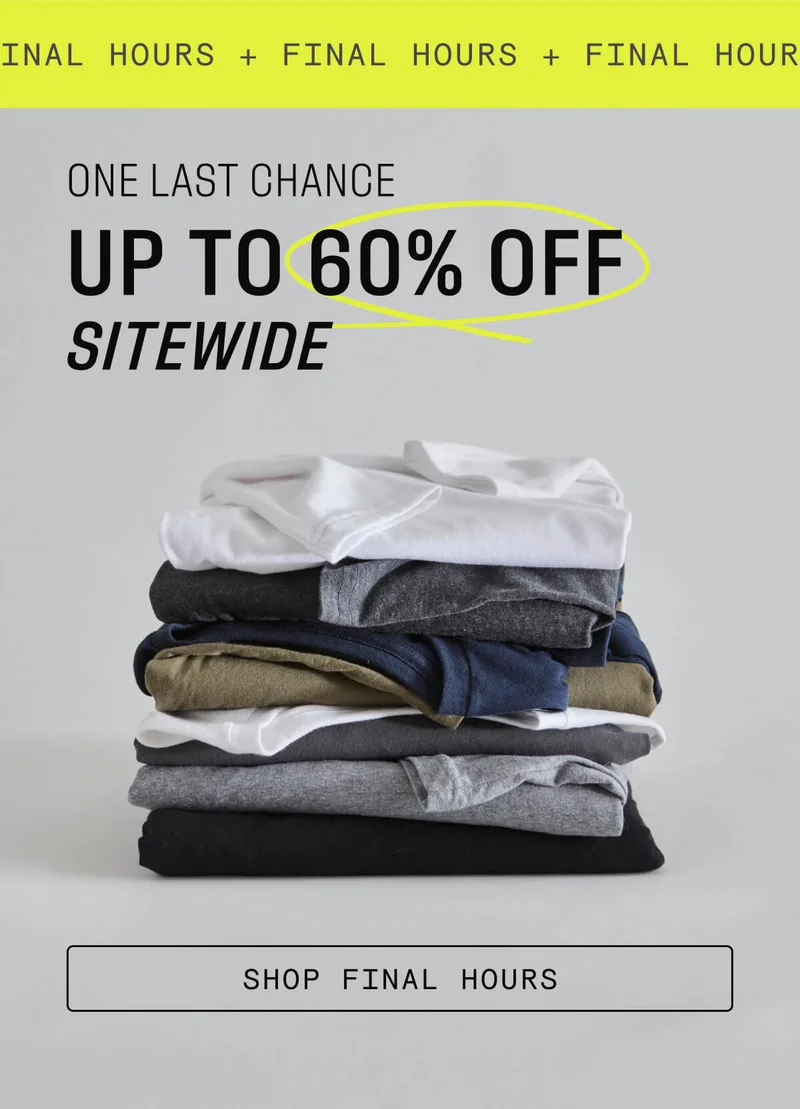 sitewide sale