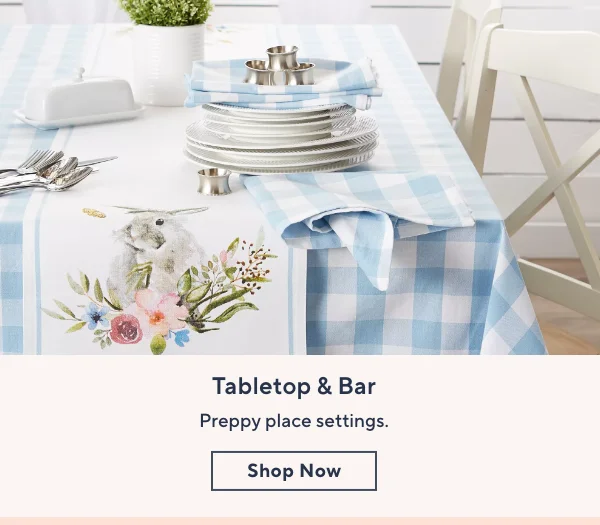 tabletop and bar