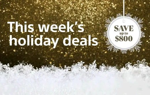 This week's holiday deals: save up to $800