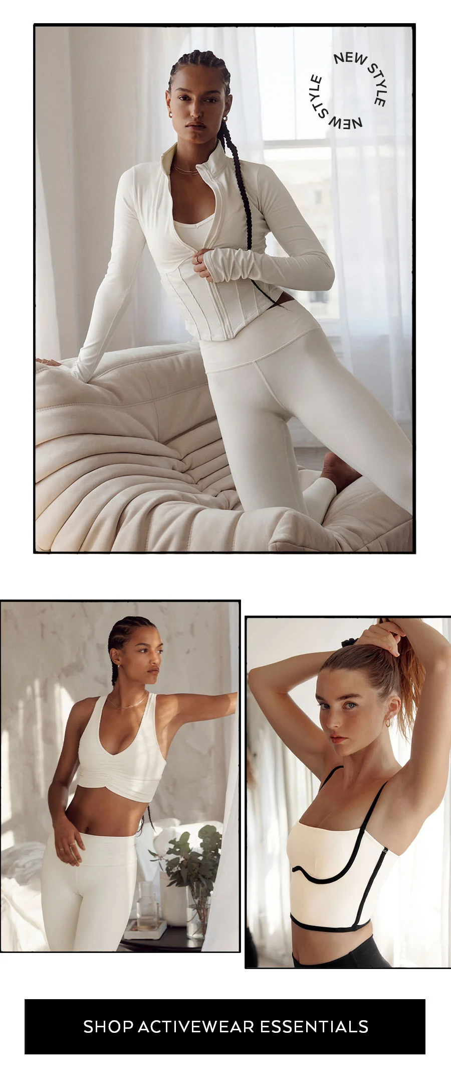 SHOP ACTIVEWEAR ESSENTIALS