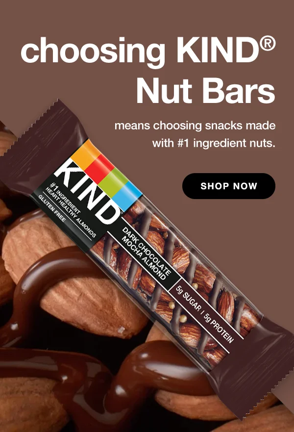 choosing KIND(r) Nut Bars