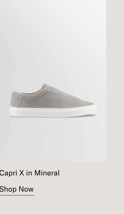 Capri X in Mineral. Shop Now