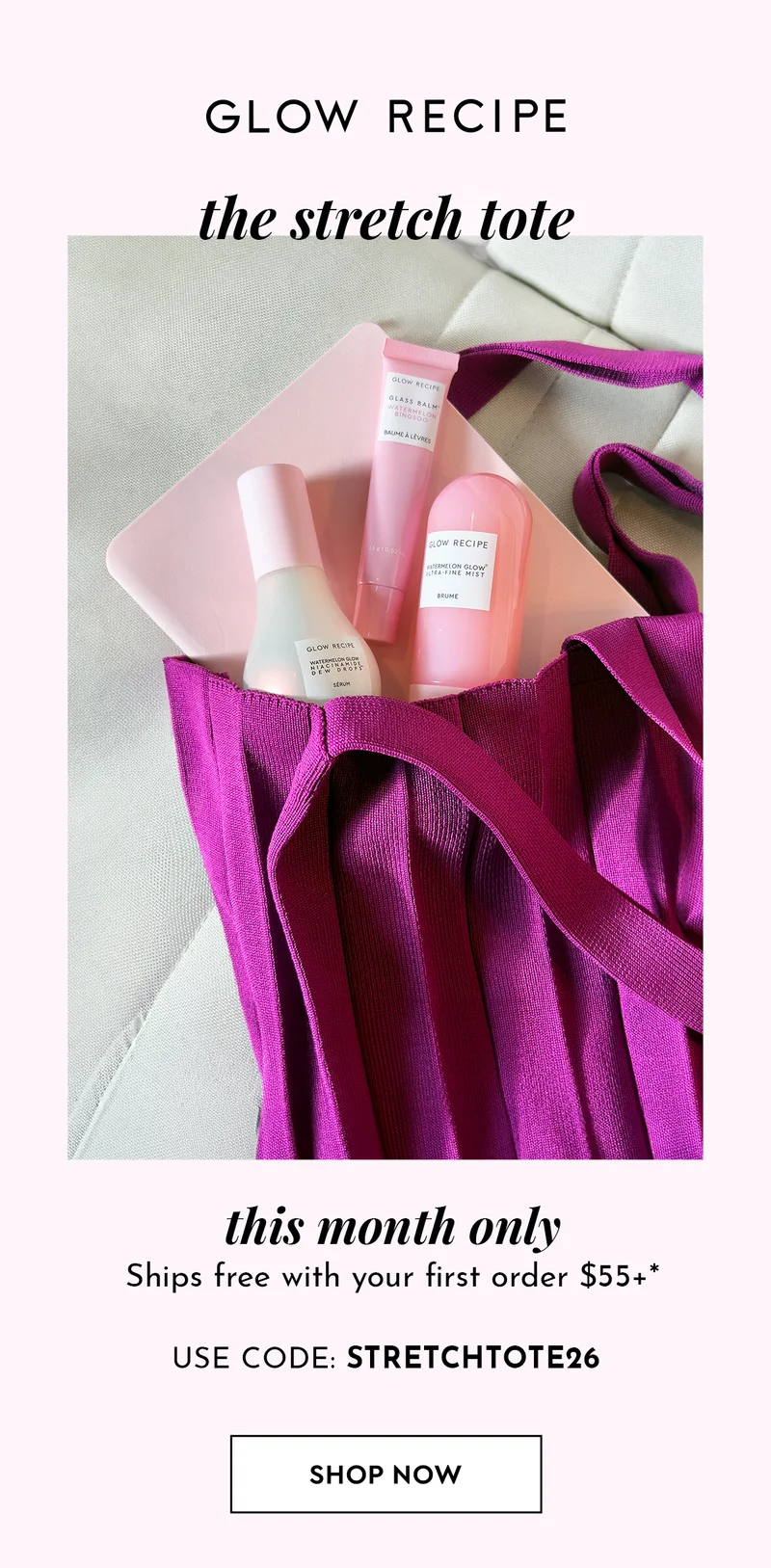 Free Welcome Gift Stretch Tote