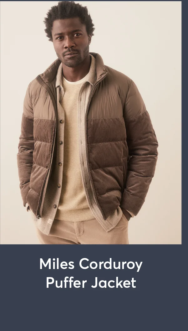Miles Corduroy Puffer Jacket