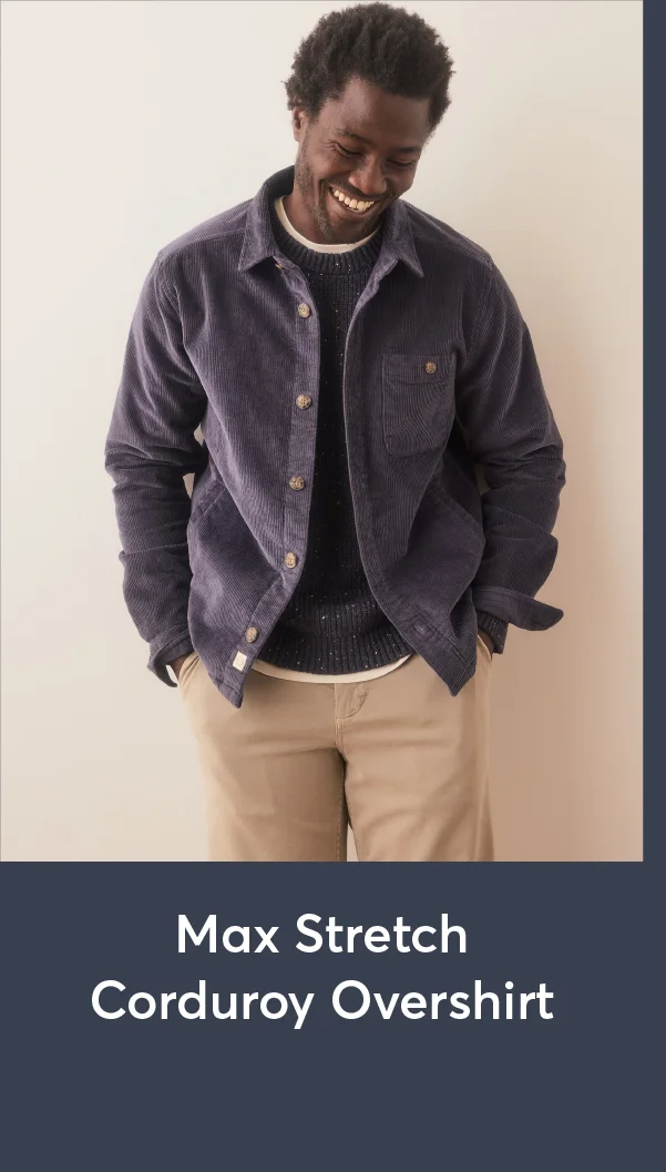 Max Broken in Corduroy Overshirt