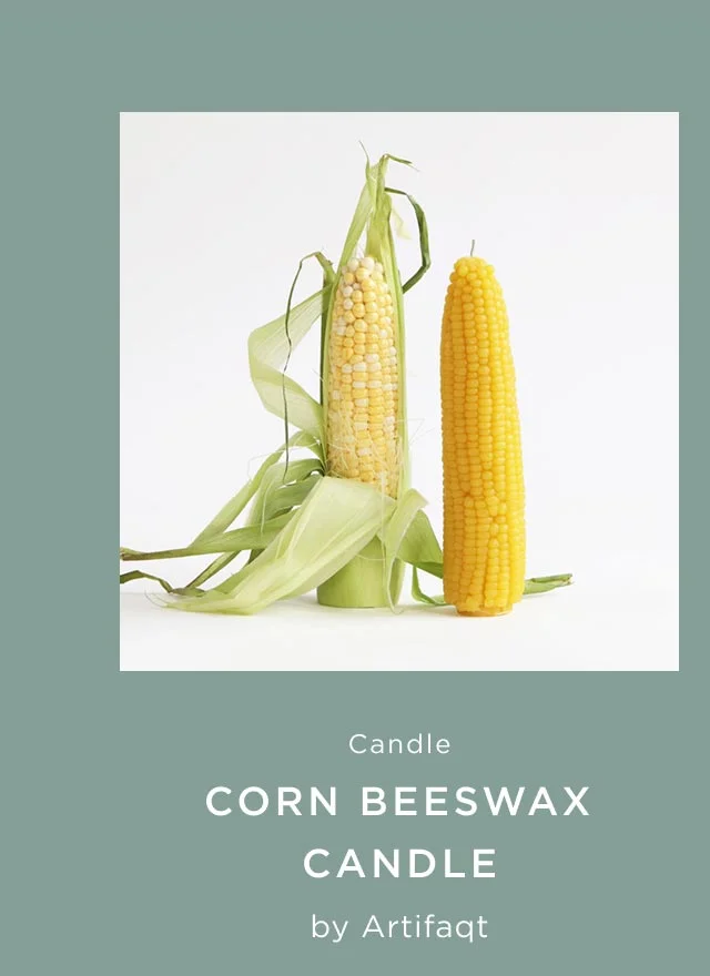 Corn Beeswax Candle