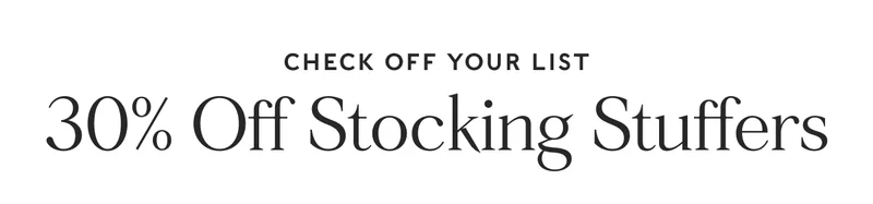 30% Off Stocking Stuffers