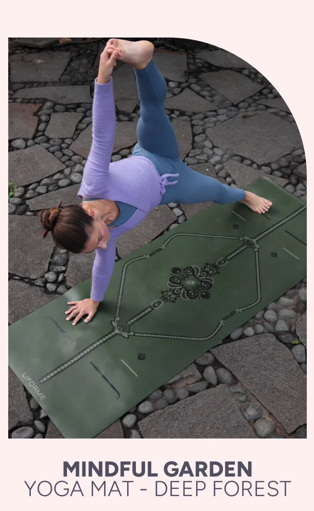 Mindful Garden Yoga Mat –&nbsp;Deep Forest