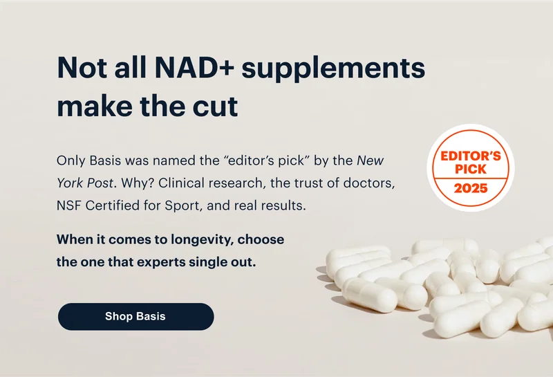 Not all NAD+ supplements make the cut | Shop Basis