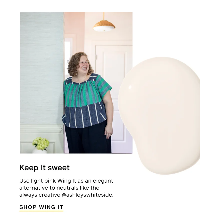Keep it sweet. Use light pink Wing It as an elegant alternative to neutrals like the always creative @ashleyswhiteside. SHOP WING IT