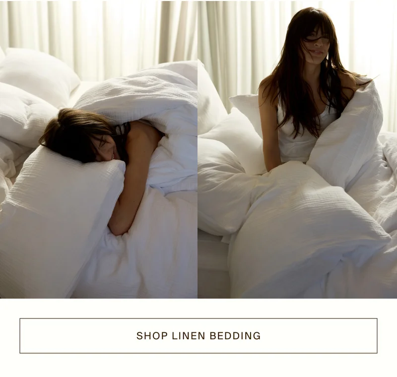 Shop linen bedding