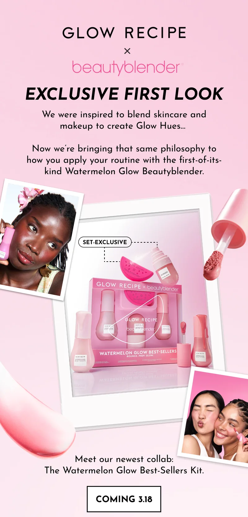 Exclusive first look: The Watermelon Glow Best-Sellers Kit