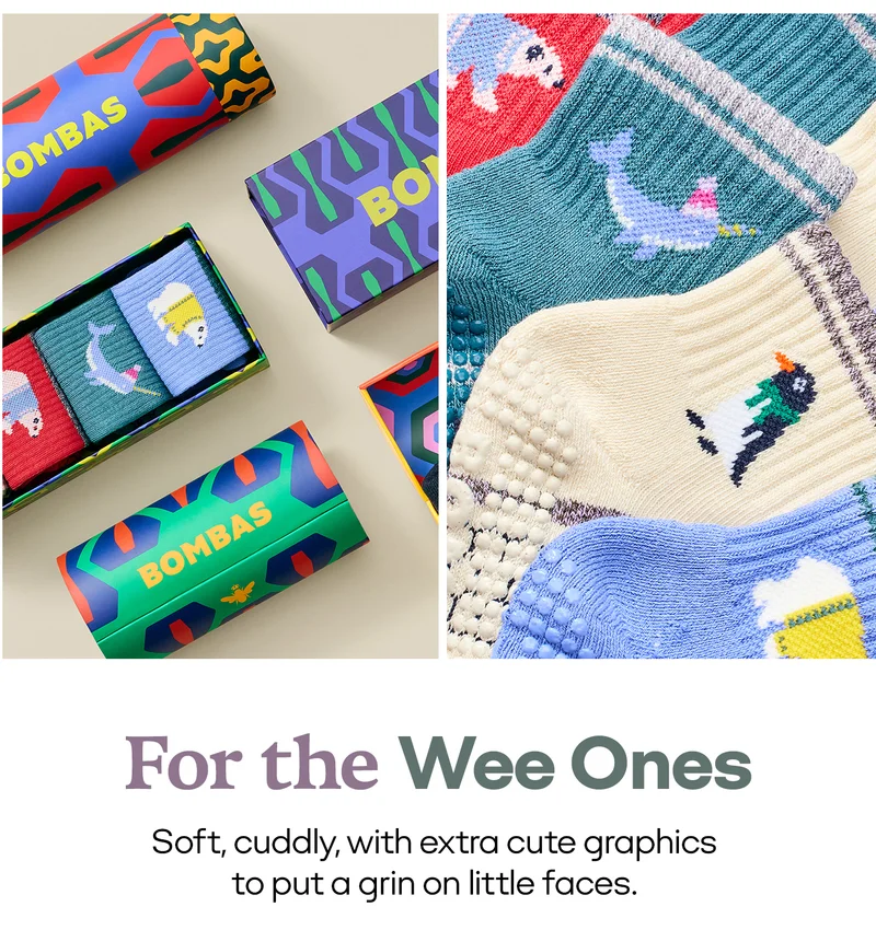 For the Wee Ones Soft, cuddly, with extra cute graphics to put a grin on little faces.