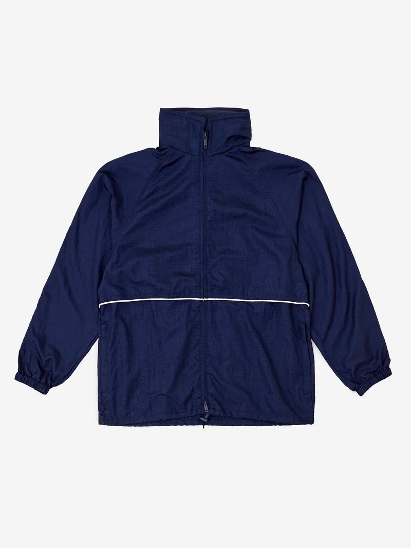 Image of Beams Plus Mil Athletic Jacket Nylon Ripstop - Navy