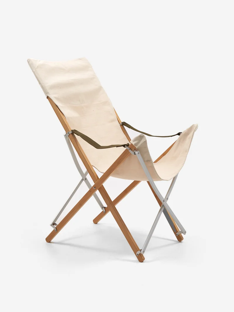 Image of Snow Peak TAKE! Long Folding Chair - White