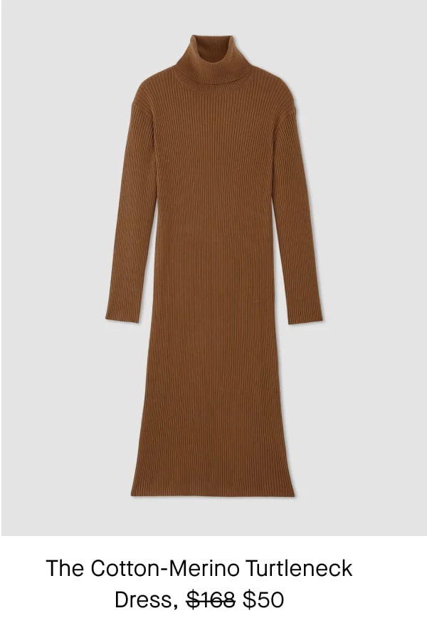 [IMAGE]The Cotton-Merino Turtleneck Dress
