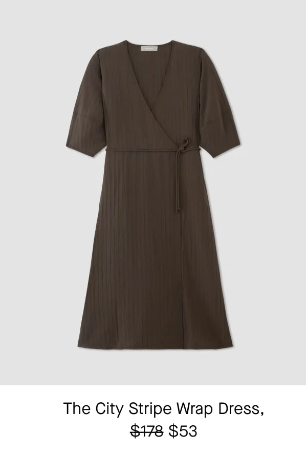[IMAGE]The City Stripe Wrap Dress