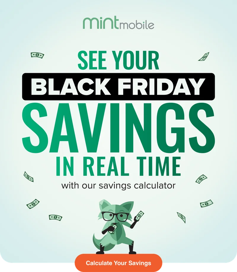 See your Black Friday Savings in real time with our savings calculator